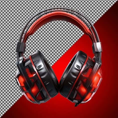 Premium PSD Png Psd Beautiful Gaming Headphones Isolated On A