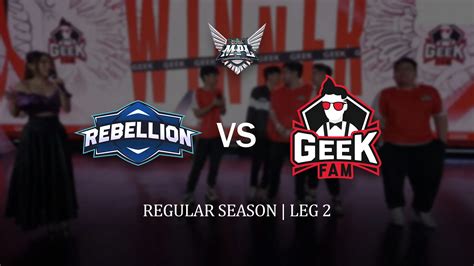 Hasil RBL Vs Geek Fam MPL ID S12 Regular Season Leg 2 UNCUT Media