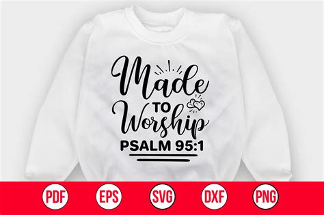 Made To Worship Psalm Graphic By Abdul Mannan Creative Fabrica