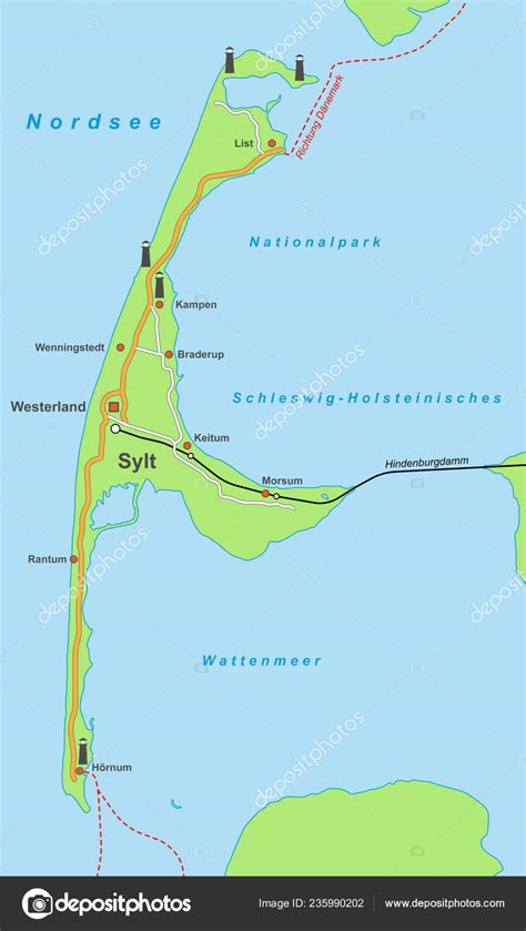 Sylt Germany Map