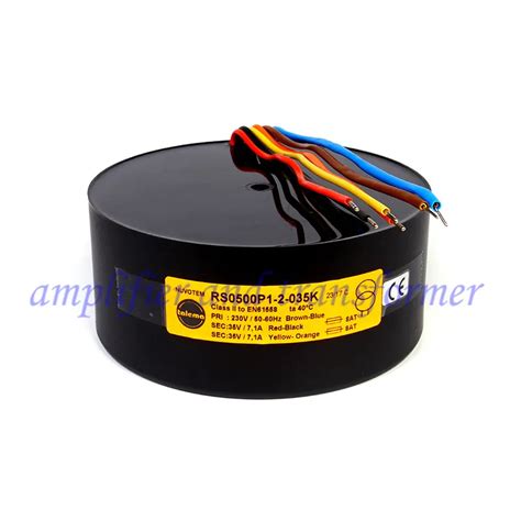 Talema 500W 500VA Dual 25V 30V 35V 40V 45V 50V Toroidal Transformer