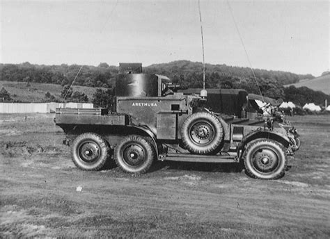 Lanchester Armoured Car Of A Squadron Th Royal Lancers