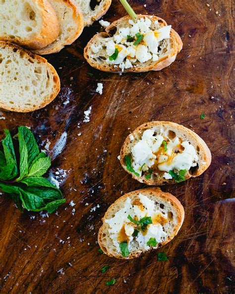 Goat Cheese Crostini A Couple Cooks