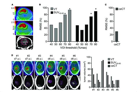 Assessment Of Lesion Volumes By Tspo Pet And Contrast Enhanced Ct