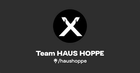 Team HAUS HOPPE Twitter Instagram Linktree