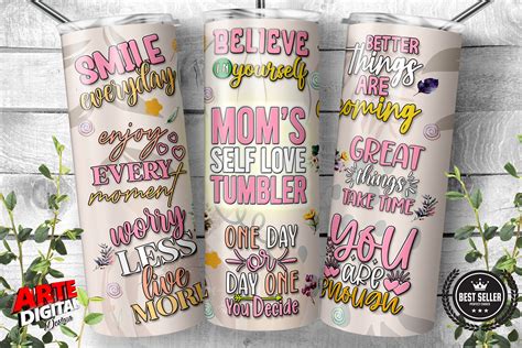 Mothers Day Tumbler Mom Affirmations Graphic By Arte Digital Designs