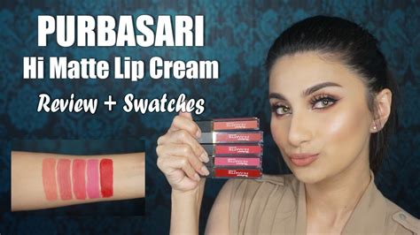 Purbasari Hi Matte Lip Cream Review Swatches All Shades Jezhira