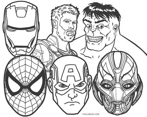 Avengers Printables Coloring Pages