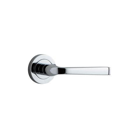 Iver Annecy Door Lever Handle On Round Rose ArchiPro AU