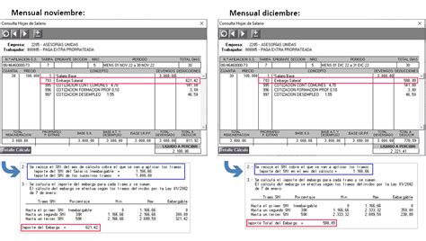 Embargo Con El Smi Incluyendo Extras Prorrateadas En Diciembre Se