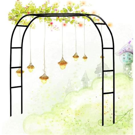 Arche De Jardin En Acier Arceau Roses Trahoo Id Al Pour Plantes