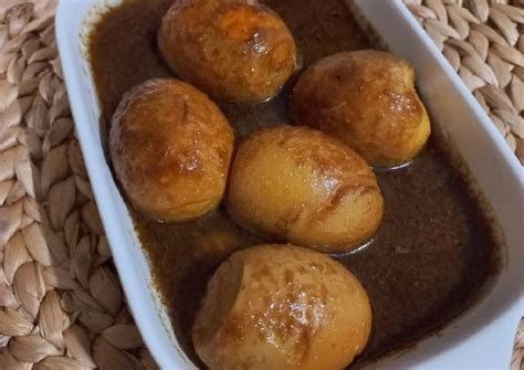 Resep Semur Telur Kecap Oleh Zahra Noor Aulia Cookpad