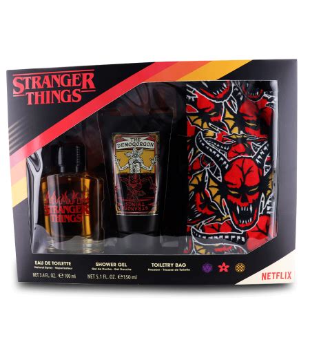 Coffret Cadeau Stranger Things NETFLIX Gel Douche Eau De Toilette