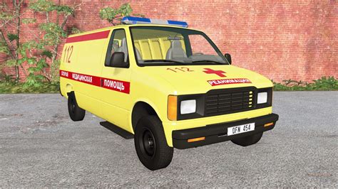 Gavril H Series Ambulance V1 2 For Beamng Drive