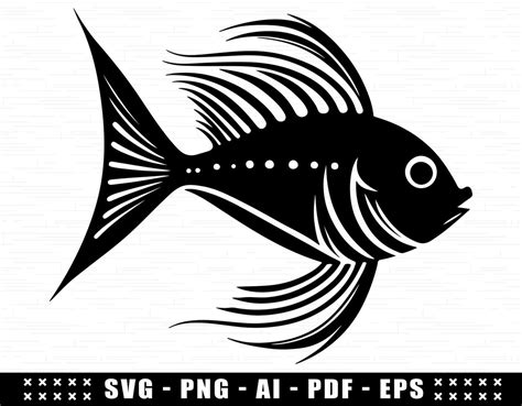 Fish Svg Cricut Fish Svg Files Easy Cut Fish Silhouette Cute Fish