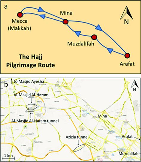 Hajj Pilgrimage Map