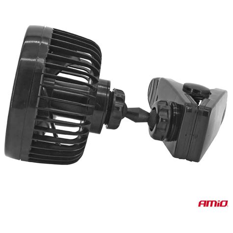 Ventilátor do auta s klipom 4 5 12V