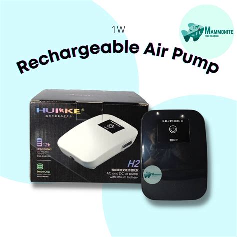 Huike Ac Dc Rechargeable Air Pump H Hours With Lithium Battery