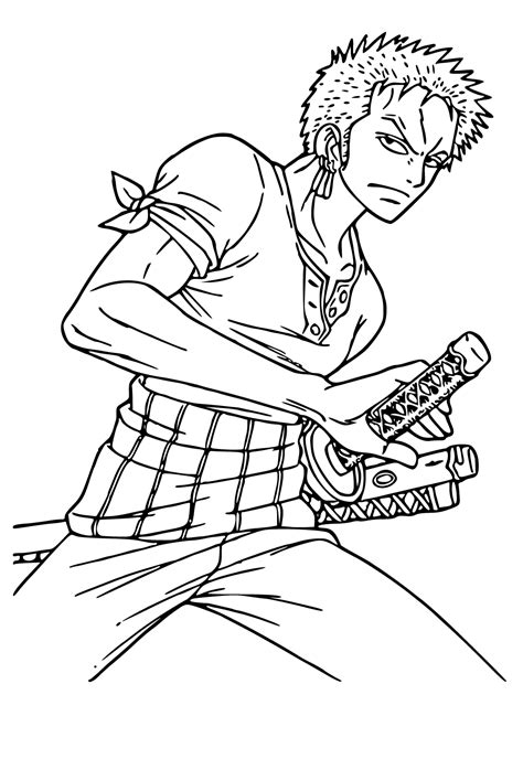 Cool Sword Coloring Page