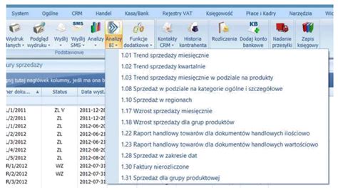 Analizy Business Intelligence Program Comarch ERP Optima Cena