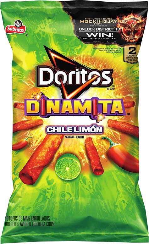 Amazon Doritos Dinamita Tortilla Chips Xxtra Flamin Hot 10 75 Oz Bag