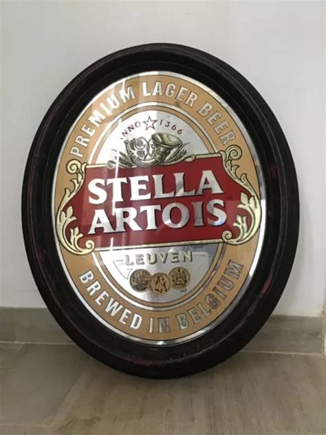 Ancien Miroir S Rigraphi D Co De Bar Pub Publicitaire Stella Artois