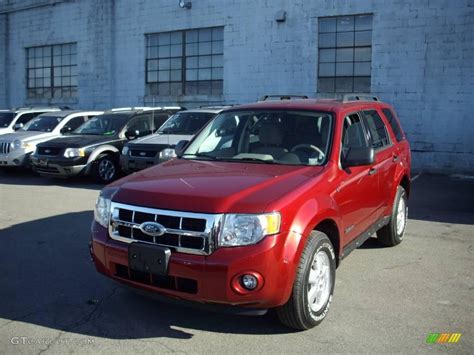 2008 Redfire Metallic Ford Escape Xlt V6 4wd 12592083 Photo 1