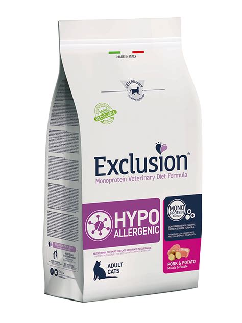 Exclusion Hypoallergenic Cat Pork Potato Alfa Vet