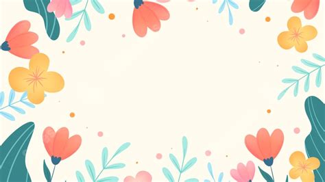 Color Floral Beautiful Spring White Nature Powerpoint Background For Free Download Slidesdocs