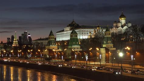 Moscow Kremlin At Night