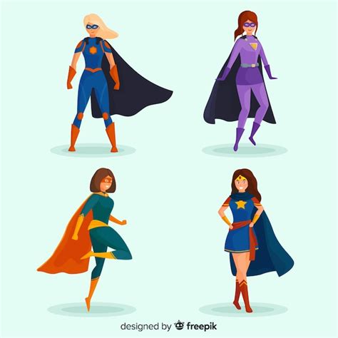 Female Superhero Body Template