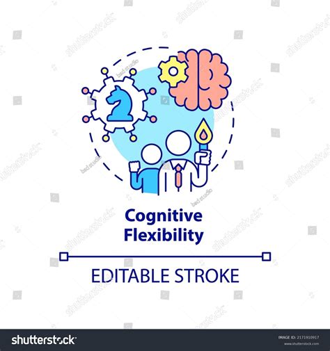 Cognitive Flexibility Concept Icon Mental Ability Stock Vector Royalty