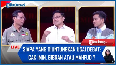 Siapa Yang Diuntungkan Usai Debat Cak Imin Gibran Mahfud Atau Tom