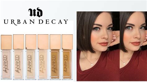 Urban Decay Stay Naked Foundation Demo Review YouTube