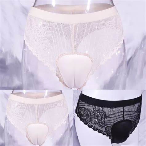 SISSY PANTIES MEN Hiding Gaff Lace Crossdresser Transgender Shaping Lingerie 18 87 PicClick AU