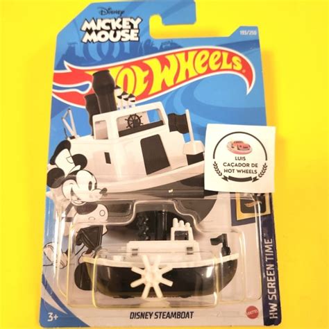 Disney SteamBoat Barco Do Mickey Hot Wheels Lacrado Barco Do Mickey Shopee Brasil