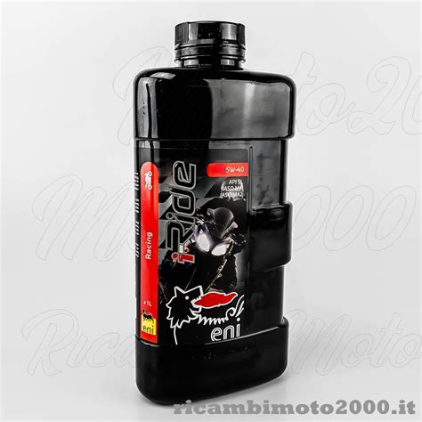 Olio Olio Agip Eni I Ride 5w40 Racing Synt Sintetico Moto E Scooter 4t