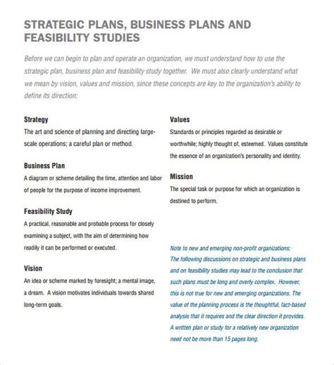 Nonprofit Business Plan Template Word | TUTORE.ORG - Master of Documents