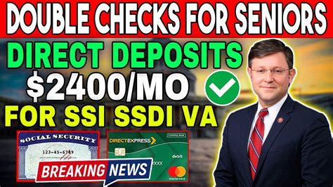 Double Checks Approved 914 2400 Direct Deposits For All Social