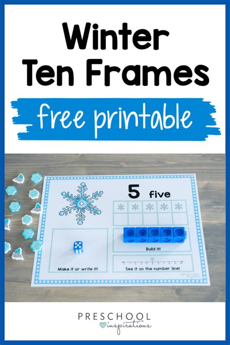 Winter Counting Mats Preschool Inspirations