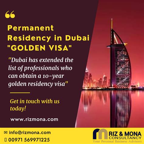 Permanent Residency In Dubai Golden Visa A Complete Guide