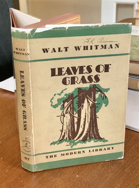 Leaves of Grass **BEAUTIFUL MODERN LIBRARY EDITION WITH DUST JACKET