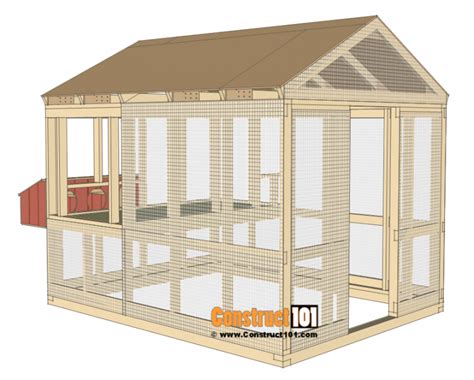 8x10-chicken-coop-plans-gable-roof-wire-mesh - Construct101