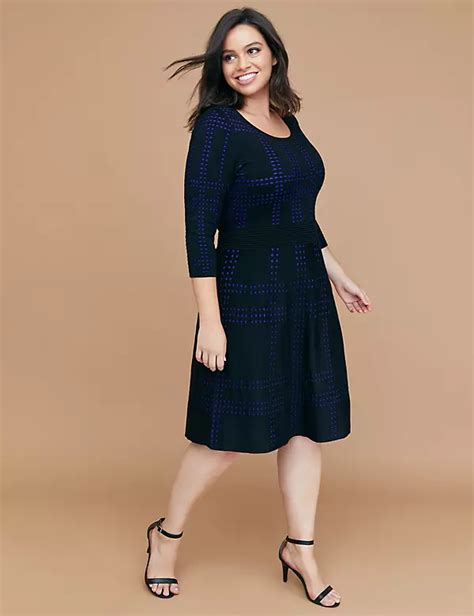 Plus Size Fit And Flare Dresses Lane Bryant