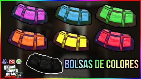 COMO TENER BOLSAS DE COLORES GTA V ONLINE PS4 PS5 YouTube