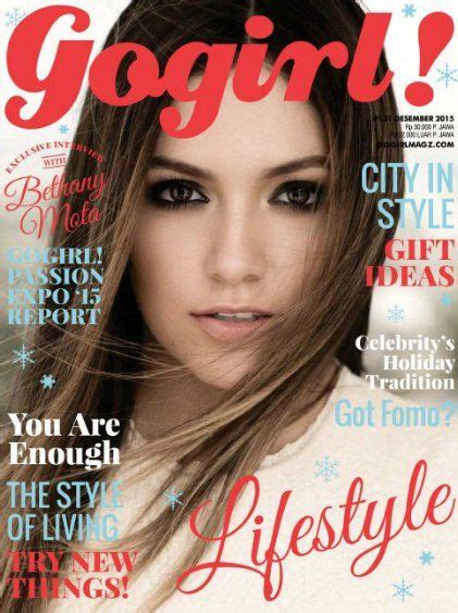 Bethany Mota, Go Girl Magazine December 2015 Cover Photo - Indonesia