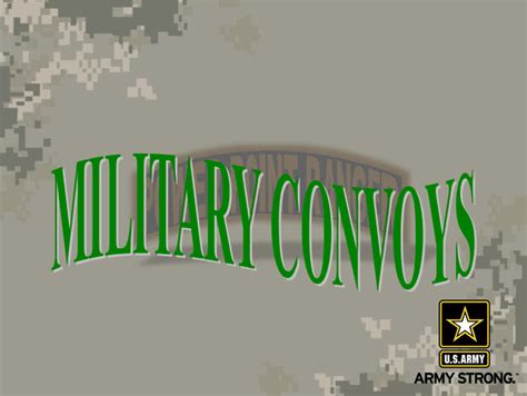 Convoy Operations - PowerPoint Ranger, Pre-made Military PPT Classes