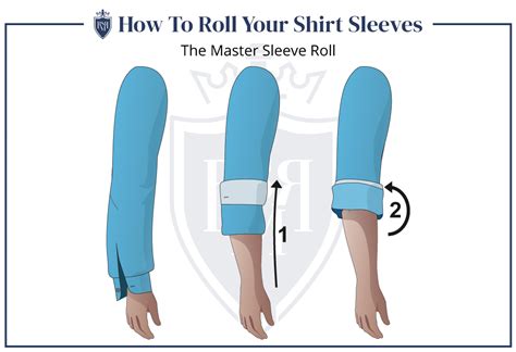 How To Roll Up Shirt Sleeves | 5 Sleeve Folding Methods For Men - RMRS