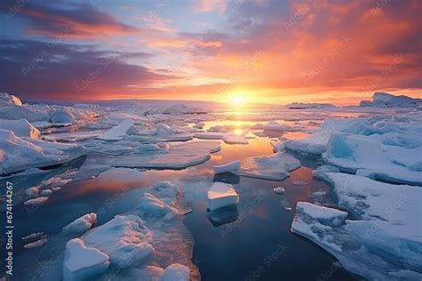 Arctic Ice Melting Vast Arctic Expanse In A State Of Meltdown