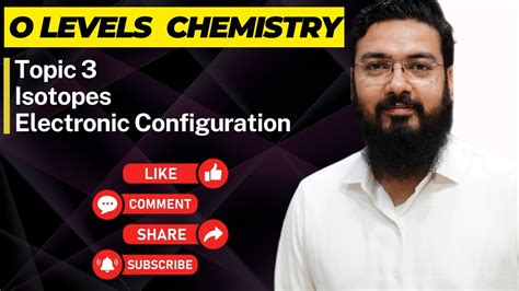 Chemistry Ii Topic Isotopes And Electronic Configuration Youtube